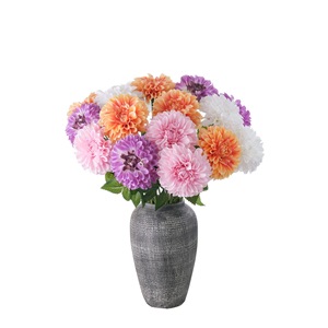 Fleur artificielle CallaFloral Dahlia, branche unique, blanc, rose, violet, polyester, décoration intérieure, bouquet de mariage, artisanat, style INS - Product Image 5