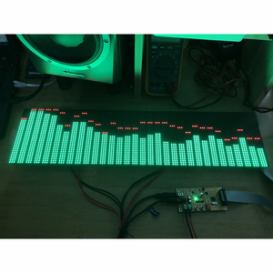 Écran d'affichage du spectre audio de la musique RVB en couleur KTV Stage LED Rhythm Light Indicateur de niveau de 64 modes <span class=keywords><strong>VU</strong></span> Meter DIY - Product Image 4