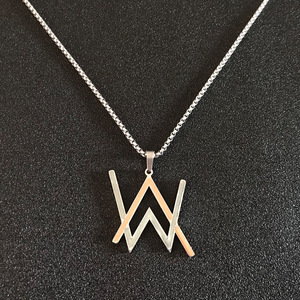 Collar <span class=keywords><strong>Alan</strong></span> Walker con Colgante Luminoso Electrónico que Brilla en la Oscuridad, Estilo Hip-hop para Discoteca - Product Image 6