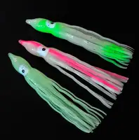 Octopus Baits JK Rubber Squid Skirts 75mm 90mm Octopus Soft Fishing Lures Tuna Sailfish Baits Mix Colors