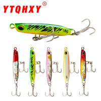Leurre de pêche coulant VIB Jig pour achigan 9g/12g/15g/18g avec fente pour triple hameçon et design de poisson réaliste