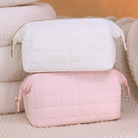 Hochwertige Kosmetiktasche mit großem Fassungsvermögen aus Polyester, tragbare Reise-Kosmetiktasche mit Reißverschluss, ideal als Geschenk.