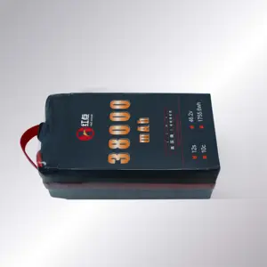 46.2V 38000mAh 38Ah12S हाई वोल्टेज बैटरी ली-पो निर्माण HD UAV पावर ड्रोन बैटरी UAV फिक्स्ड-विंड Vtol मल्टी-रोटर