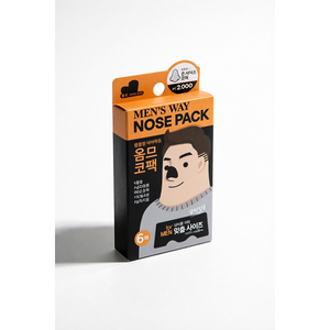 Pack de 6 masques pour le nez pour hommes, taille K, formule beauté, soin quotidien de la peau - Product Image 1
