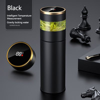 Bouteille d'eau intelligente 500 ml la plus populaire, à boire directement, en acier inoxydable isolé sous vide, avec capteur et texture givrée, pour usage domestique