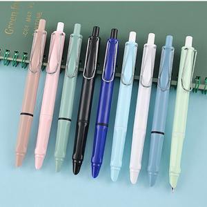 Vente chaude Fournitures d'usine Logo personnalisé Conception <span class=keywords><strong>unique</strong></span> et originale Stylo étudiant à la mode Stylo à bille à poussoir de 0.38mm - Product Image 6