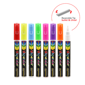 Hot Bán Không-Độc Hại Chalk Cửa Sổ Đánh Dấu Có Thể xóa được 6Mm Chất Lỏng Phấn Đánh Dấu Cho Các Trường Học Văn Phòng Nghệ Thuật Nguồn Cung Cấp - Product Image 1