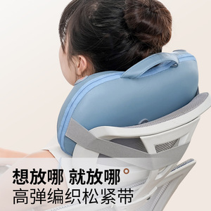 Masseur de cou rechargeable USB avec compresse chaude et fonction pétrissante pour le cou, le dos, la taille et les épaules, usage domestique - Product Image 4