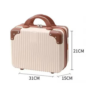 Sac de toilette miniature tendance de 14 pouces, léger, imperméable, boîte à mot de passe portable, fermeture à glissière, petite <span class=keywords><strong>valise</strong></span> - Product Image 2