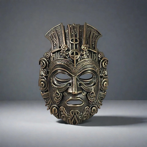 Carnaval de Halloween, Día de muertos, Cosplay, fiesta de disfraces, indio, máscara artesanal de resina - Product Image 1