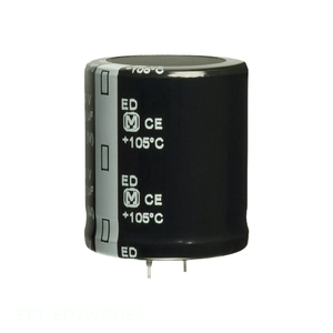 Condensateur à traversée de trou EET-ED2W391EA CAP ALUM 390UF 20% 450V SNAP TH, canal fabricant 390 uF - Product Image 1