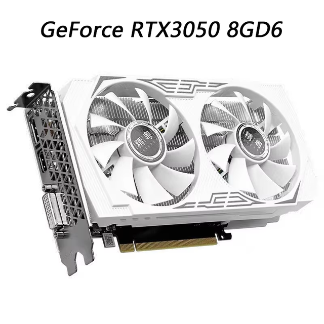 JGINYUE RTX 3050 8GB Gaming Graphics Card with GDDR6 8Pin 128 Bit 8nm-Placa De Video Accessories