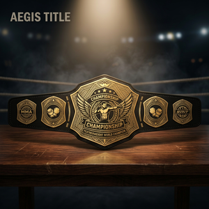 เข็มขัดหนังสำหรับชกมวย MMA เวิลด์ มิกซ์ มาร์เชียล อาร์ต Apex mma เข็มขัดแชมป์หนังเฮฟวี่เวท ขนาดผู้ใหญ่ - Product Image 3