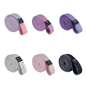 Đàn hồi kháng nặng Workout Vòng ban nhạc thiết lập cho sức mạnh đào tạo & Yoga căng thẳng kéo lên tập thể dục vải ban nhạc - Product Image 3