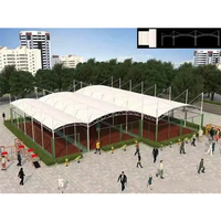Prix d'usine ODM OEM Structures tendances en membrane PVDF durables et imperméables pour tentes de stade, terrains de tennis, de padel et aires de jeux campus