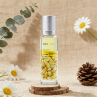 Huile de parfum pour le corps en roll-on de 15 ml, améthyste claire, biologique, heureuse, relaxante, équilibrée, huile essentielle mélangée, roll-on à bille pour femmes