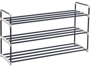 Scarpiera in metallo a basso costo per esposizione di <span class=keywords><strong>scarpe</strong></span> da soggiorno fino a 10 paia di <span class=keywords><strong>scarpe</strong></span> da salotto a 2 livelli - Product Image 4