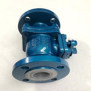 Vanne à boisseau sphérique Q41F46-DN50 avec revêtement PTFE, 2 pouces, à commande manuelle, à brides, pour l'industrie chimique et pharmaceutique, corps en acier inoxydable - Product Image 2
