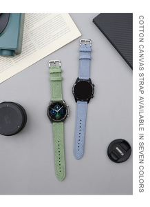 <span class=keywords><strong>Bracelet</strong></span> de <span class=keywords><strong>montre</strong></span> en toile de velours côtelé vert kaki doux sportif <span class=keywords><strong>Bracelet</strong></span> en tissu 20mm 22mm tissé à la mode en nylon chanvre <span class=keywords><strong>coton</strong></span> <span class=keywords><strong>Bracelet</strong></span> de <span class=keywords><strong>montre</strong></span> - Product Image 5