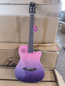 <span class=keywords><strong>Chitarra</strong></span> <span class=keywords><strong>Classica</strong></span> Silenziosa con <span class=keywords><strong>Corde</strong></span> in <span class=keywords><strong>Nylon</strong></span>, <span class=keywords><strong>Chitarra</strong></span> Elettrica Silenziosa con Pickup - Product Image 2