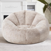 Grand pouf pour canapé pour adultes Fauteuil rembourré Pouf géant confortable