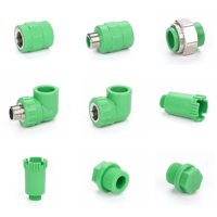 Harga Fitting Pipa Plumbing 20-63MM, Fitting PPR, Sambungan Pipa PPR Berulir Betina, Fitting Pipa Plumbing Tee Elbow Socket