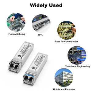 Modul Transceiver Serat Optik WDM Duplex DDM SM/MM yang Kompatibel Secara Luas untuk SFP 155M 1G 10G 2km 20km 40km 80km - Product Image 3