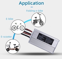 conversion étanches pour e-scooter 36V 48V 350W contrôleur à onde sinusoïdale avec moteur Bafang 600C écran LCD 2.4 pouces
