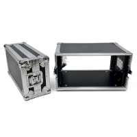 OEM/ODM Rakitan Flight Case 5U Gaya Amerika, Tahan Air IP67, Perlindungan Tugas Berat, Garansi 3 Tahun, 4 Kaki Karet