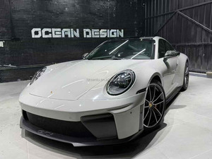 Nuevo kit de carrocería de fibra de carbono seca estilo GT3 para 911 Convertible (992) 2020- con parachoques, faldones laterales, alerón y capó, incluye tornillos - Product Image 4