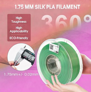 Filamento de Impresión 3D PLA Silk Dural de 1.75mm y 1kg, Tecnología Generadora de Dinero 22, Venta Directa de Red, Ecológico, Certificado ROHS - Product Image 3