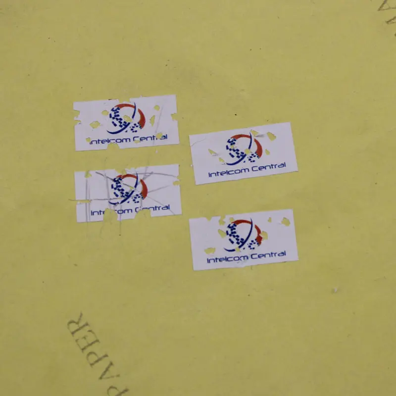 Nhà Máy Bán Buôn Breakaway Destructible Vinyl Stickers Không Thể Loại Bỏ, Tùy Chỉnh Thiết Kế In Ấn Eggshell Sticker