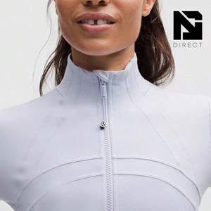 Chaqueta Corta Srnb para Mujer, Manga Larga, Cuello Alto, Chaqueta de Yoga de Secado Rápido, Diseño sin Costuras, Ropa Deportiva Femenina - Product Image 4