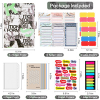 Carnet de papier graphique ébauches de sublimation Lay Flat Budget Binder Stitch Bible Journaling Notebooks Quality Leader Diary Notebook