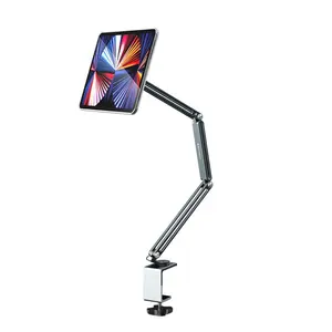 Boneruy Magnetic Arm Adjustable Rotate Tablet Holder Aluminum Lazy Desktop Phone Stand for Desk Holding