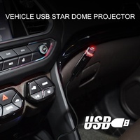 Projecteur de ciel étoilé pour voiture, lampe de projection de ciel étoilé USB, lumière d'ambiance réglable pour l'intérieur de la voiture et la maison