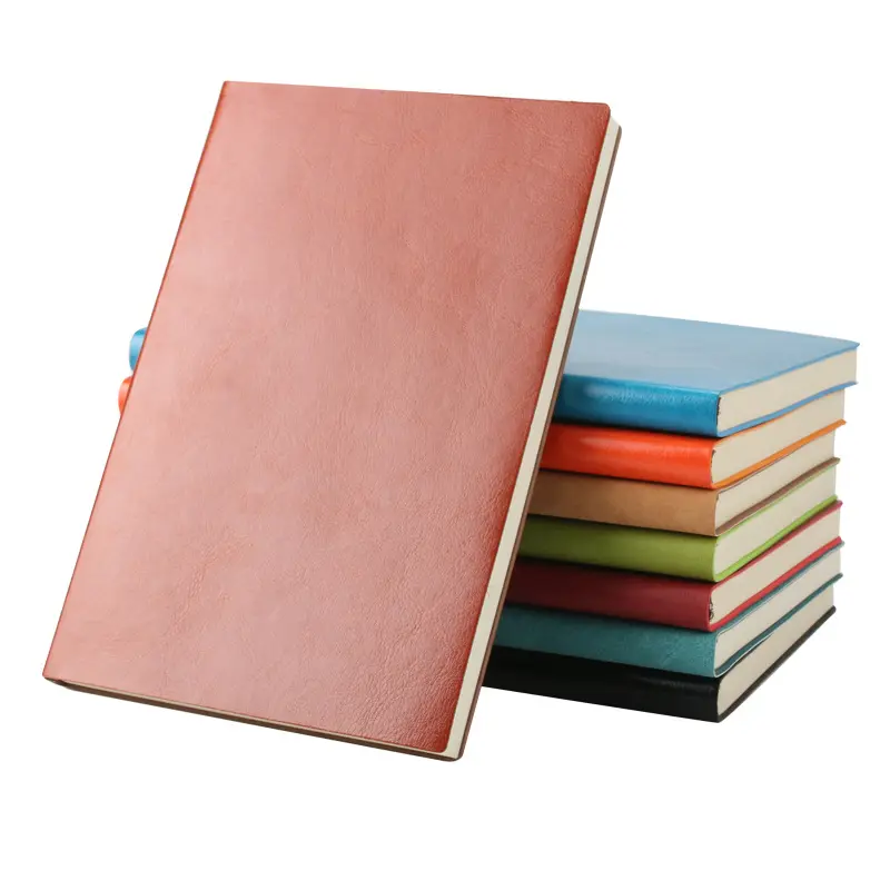 Cuaderno de tapa dura con logotipo personalizado B5 A5 A6 Cuaderno grabado con láser de Pu Diario Plan Libro Cuadernos