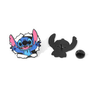 Großhandel Cartoon genäht Metall Abzeichen Herstellung Metall Anime Emaille Pins Fabrik Anstecknadeln benutzer definierte Emaille Pin für Werbezwecke - Product Image 4