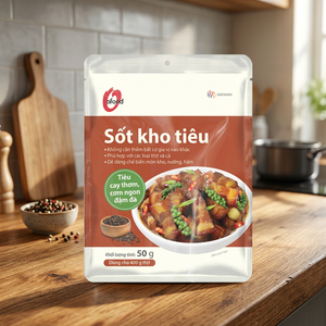 Sauce au porc braisé aux grains de poivre 50g - O'food Marinade et assaisonnement prêts à l'emploi pour la cuisson des ragoûts - Product Image 5