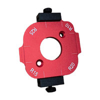 Gabarit de rayon d'angle de routeur Gabarit de rayon de routeur Modèles de routeur en alliage d'aluminium R30/R35/R40/R50