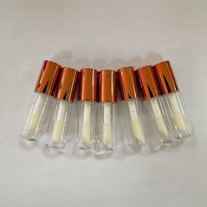 Tube de brillant à <span class=keywords><strong>l</strong></span>èvres transparent Jinlan Spot-on mignon de 1,2 ml en plastique or rose avec bouchon à vis, mini tube <span class=keywords><strong>doré</strong></span> pour emballage de couleur à <span class=keywords><strong>l</strong></span>èvres - Product Image 3