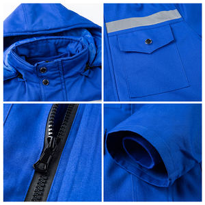 Winter Cold Work Clothes Uniforms Outerwear Jackets Reflective Construction Work Wear Coveralls <strong>Suit</strong> - Product Image 2