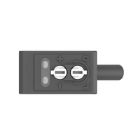 Akusense ESB-S10 Sensor Gaya Industri IP67 Tahan Air Akurasi Jarak 1200mm <5% Anti-Interferensi Cahaya Kuat 12-24V DC