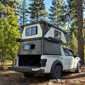 Nuovo Design 2026 <span class=keywords><strong>Camper</strong></span> per Pickup Overland a Scomparsa con Tetto Rigido a Soffietto per 2-3 Persone Impermeabile - Product Image 1