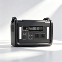 Station d'alimentation portable 2400W pour l'extérieur avec générateur solaire, alimentation de secours domestique, batterie lithium 220V