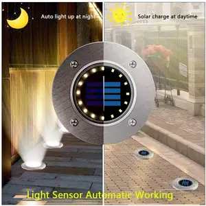 <span class=keywords><strong>Luz</strong></span> Solar de 16 Leds <span class=keywords><strong>para</strong></span> Exteriores, Foco de Suelo <span class=keywords><strong>para</strong></span> Jardín, Camino y <span class=keywords><strong>Patio</strong></span> - Product Image 3
