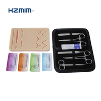 Kit de Suture de qualité supérieure pour étudiants en médecine, Kit de Suture avec coussin de peau d'entraînement