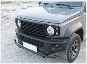 Car Front <b>For</b> Jimny JB64 JB74 2019-2024 <b>For</b> Style Racing <b>Mesh</b> Grille <b>Grills</b> Cover Body Kit Exterior - Product Image 6
