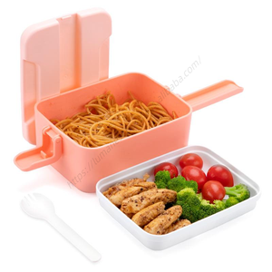 Wholesale Syh713 Adult Bento Box Lunch <b>Bowl</b> Set with Lid <b>Microwavable</b> Salad for Food Packaging - Product Image 3