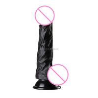 Dildo réaliste en PVC de 7,5 pouces avec ventouse manuelle pour massage vaginal féminin, produit pour adultes en gros